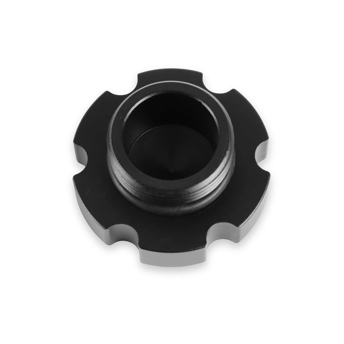 Holley 891015B Holley Sniper Oil Cap; Replacement For PN[890013]; Aluminum; Black; - Truck Part Superstore