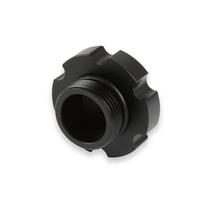Holley 891015B Holley Sniper Oil Cap; Replacement For PN[890013]; Aluminum; Black; - Truck Part Superstore