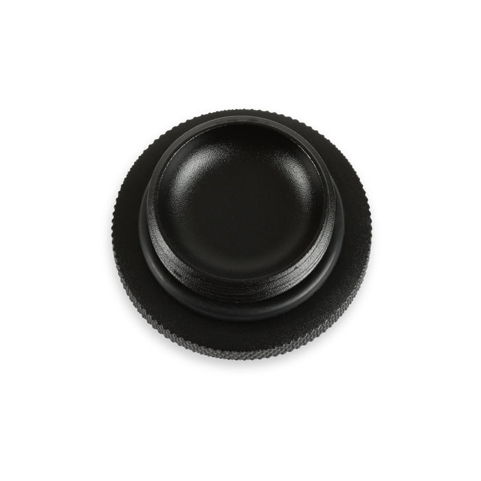 Holley 891016B Holley Sniper Oil Cap; Replacement For PN[890014]; Aluminum; Black; - Truck Part Superstore