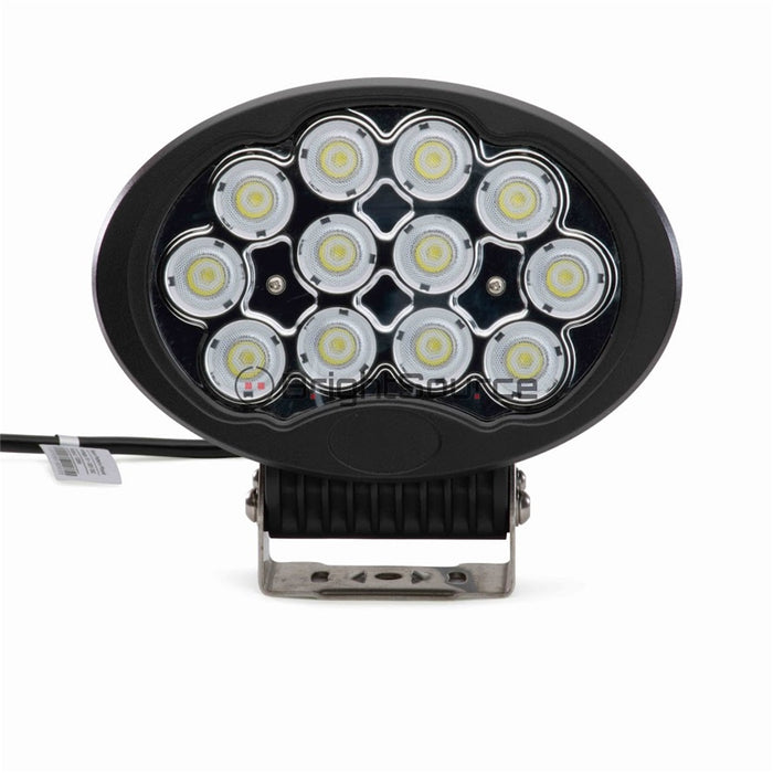 BrightSource 891203F Work Light; 8.5 in.; Oval; Flood Pattern; 108W; w/o Harness; - Truck Part Superstore