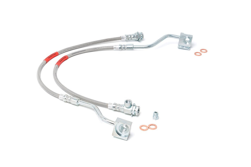 Rough Country 89310S Extended Front Stainless Steel Brake Lines 80-96 F150/Bronco Rough Country - Truck Part Superstore