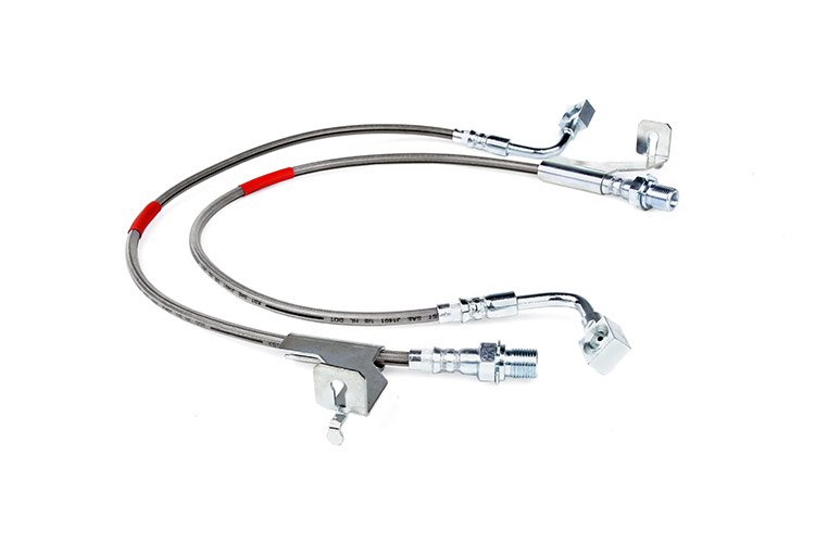 Rough Country 89360S Extended Front Stainless Steel Brake Lines 87 PU/87-91 SUV Rough Country - Truck Part Superstore