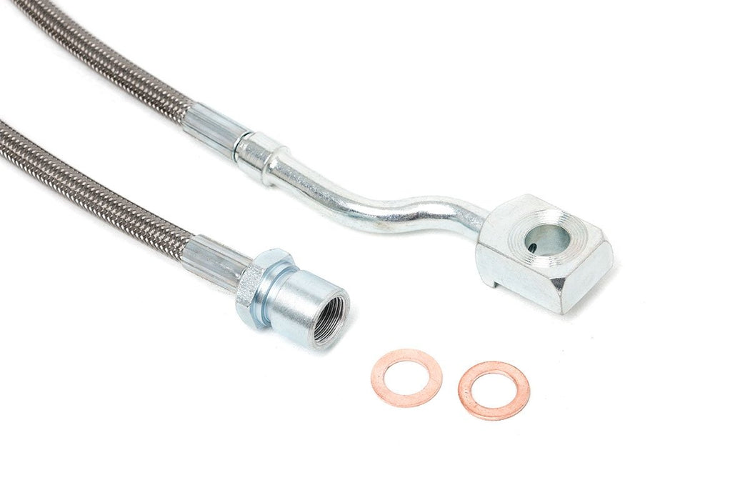Rough Country 89370 Extended Front Brake Lines 5-7.5 Inch Lifts 07-19 Silverado/Sierra 1500/SUV Rough Country - Truck Part Superstore