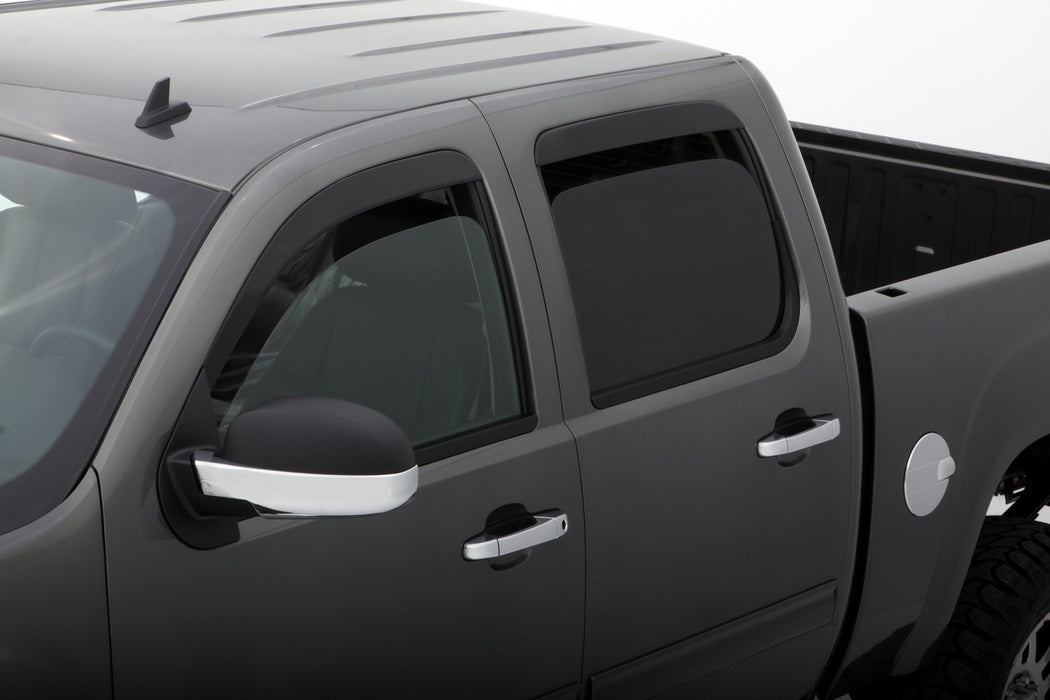 Auto Ventshade (AVS) 894007 Ventvisor® Low Profile Deflector 4 pc.; Smoke; - Truck Part Superstore