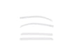Auto Ventshade (AVS) 894012-40 Color Match Ventvisor® Low Profile Deflector 4 pc.; Super White; Outside Mount; - Truck Part Superstore