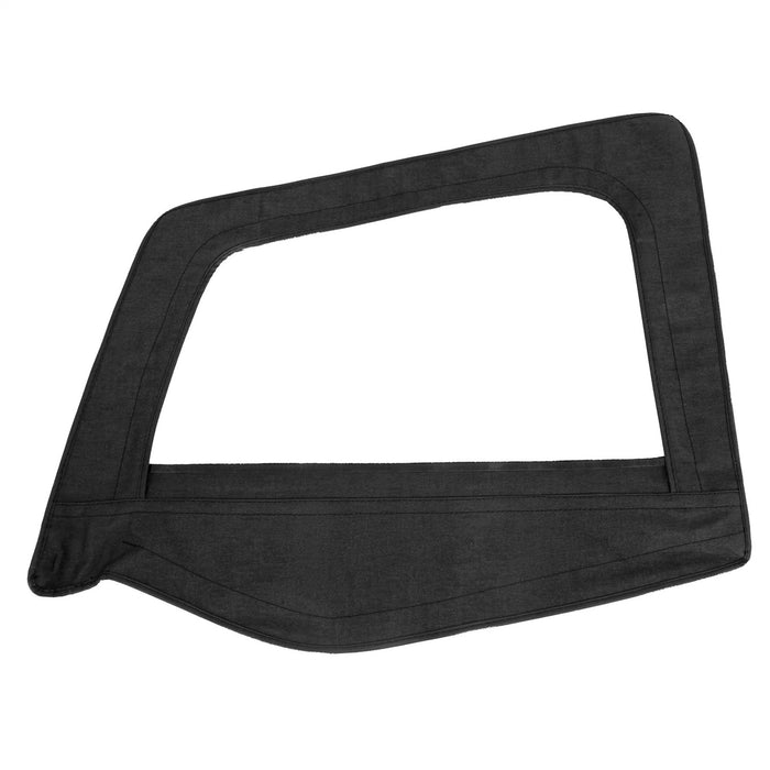 Smittybilt 89415 Soft Top Door Skin W/ Frame 87-95 Wrangler YJ Driver Side Denim Black Smittybilt - Truck Part Superstore