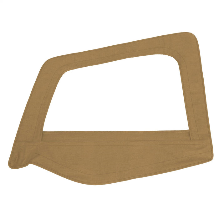 Smittybilt 89417 Soft Top Door Skin W/ Frame 87-95 Wrangler YJ Driver Side Denim Spice Smittybilt - Truck Part Superstore