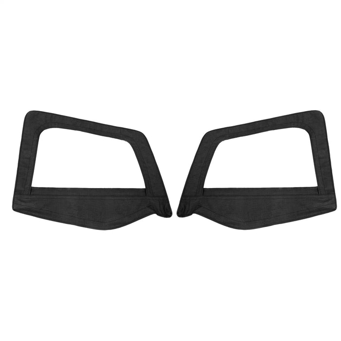 Smittybilt 89615 Soft Top Door Skins Only 87-95 Wrangler YJ Black Denim Smittybilt - Truck Part Superstore