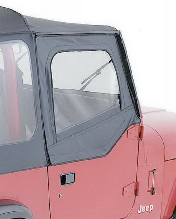 Rampage 89615 Door Skin; Black Denim; Door Skin For Soft Upper Doors; Pair; - Truck Part Superstore