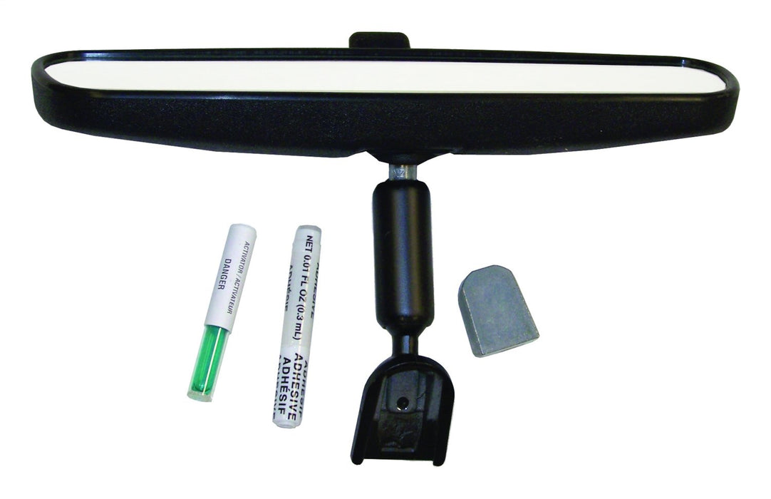Crown Automotive Jeep Replacement 8993023K Rearview Mirror Kit; Incl. 9.75 in. Mirror/Button/Adhesive; - Truck Part Superstore