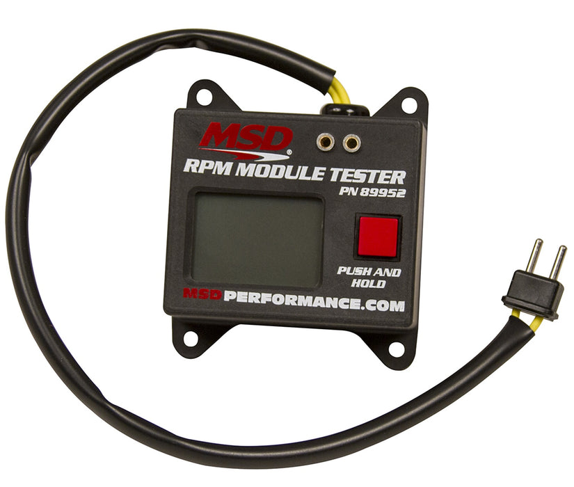 MSD 89952 RPM Module Tester; Incl. 9V Battery; Black; - Truck Part Superstore