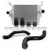 Mishimoto MMINT-F2D-99KSLBK Ford 7.3L Powerstroke Intercooler Kit, 1999-2003 Silver Cooler, Black Pipes - Truck Part Superstore