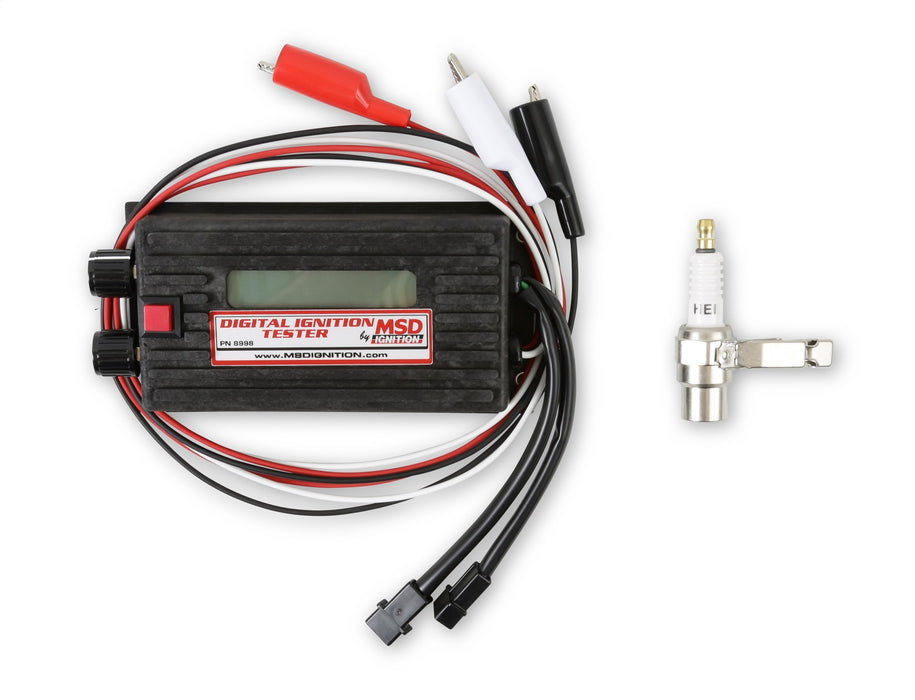 MSD 8998 Digital Ignition Tester; Signal Channel; Sync Pickup; - Truck Part Superstore