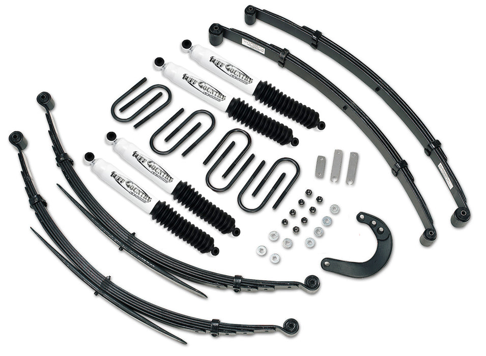 Tuff Country 14613KN 4 Inch Lift Kit 69-72 Chevy Truck 4x4 K10/K20/GMC Truck 4x4 K10/K20/Suburban 4x4/Blazer 4x4/Jimmy Heavy Duty w/ SX8000 Shocks Fits Models w/52 Inch long Rear Springs Tuff Country - Truck Part Superstore