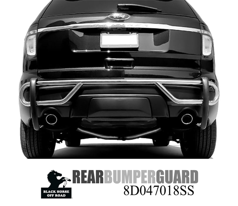 Black Horse Off Road 8D047018SS Stainless Steel Stainless Steel Double Tube - Truck Part Superstore