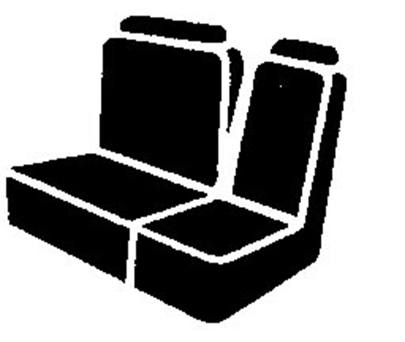 FIA TR48 NAVY Wrangler™ Custom Seat Cover; Saddle Blanket; Navy; Split Seat 60/40; - Truck Part Superstore