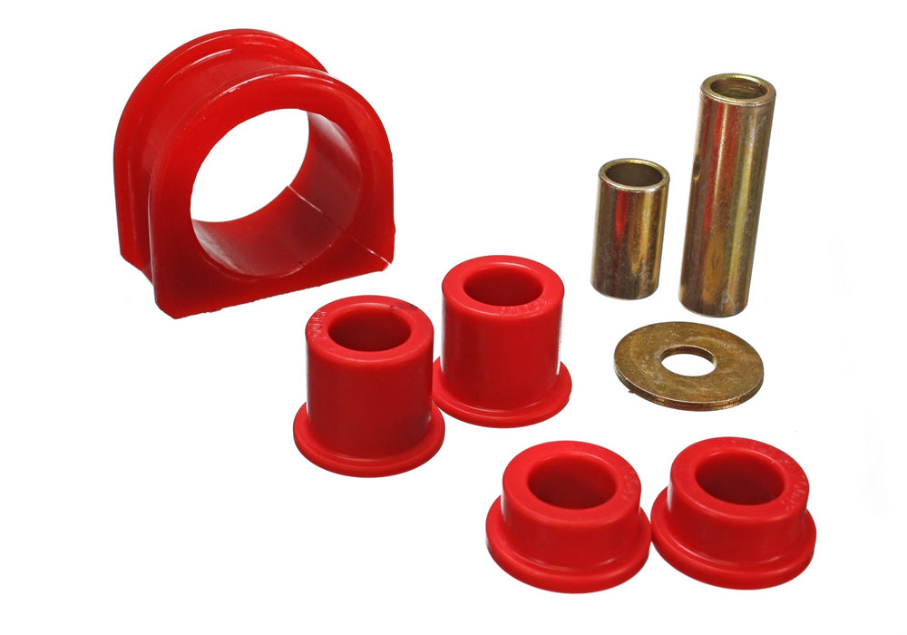 Energy Suspension 8.10104R Rack And Pinion Bushing Set; Red; Front; Performance Polyurethane; - Truck Part Superstore