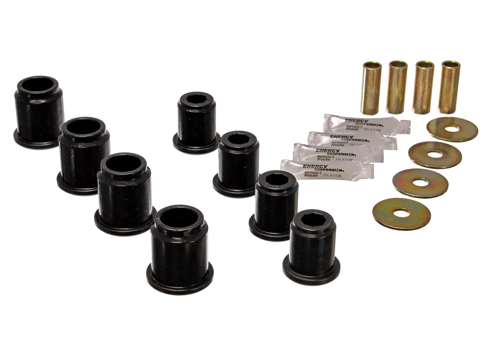 Energy Suspension 8.3115G Control Arm Bushing Set; Black; Front; Performance Polyurethane; - Truck Part Superstore