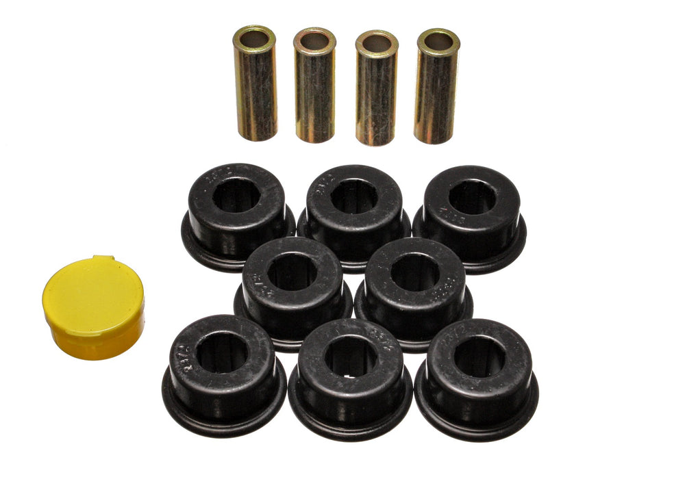 Energy Suspension 8.3118G Control Arm Bushing Set; Black; Rear; Performance Polyurethane; - Truck Part Superstore