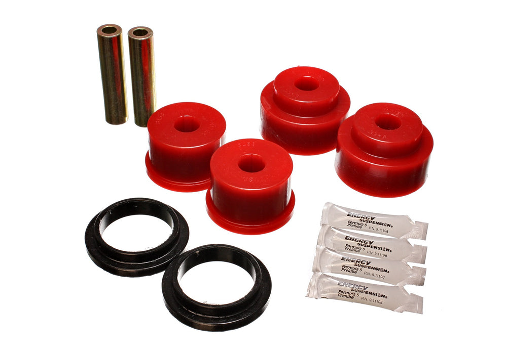 Energy Suspension 8.3121R Control Arm Bushing Set; Red; Rear; Performance Polyurethane; - Truck Part Superstore
