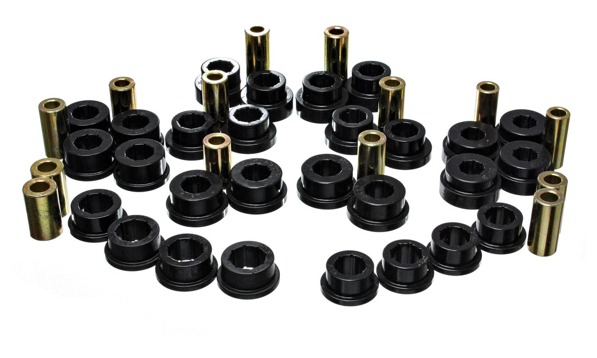 Energy Suspension 8.3130G Control Arm Bushing Set; Black; Rear; Performance Polyurethane; - Truck Part Superstore