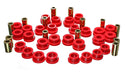 Energy Suspension 8.3130R Control Arm Bushing Set; Red; Rear; Performance Polyurethane; - Truck Part Superstore
