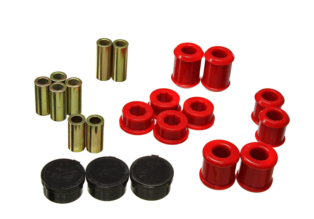 Energy Suspension 8.3136R Control Arm Bushing Set; Red; Rear; - Truck Part Superstore