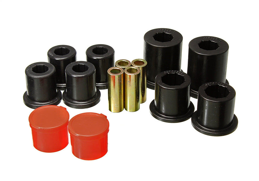 Energy Suspension 8.3139G Control Arm Bushing Set; Black; Front; - Truck Part Superstore