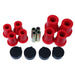 Energy Suspension 8.3142R Control Arm Bushing Set; Front; Red; - Truck Part Superstore
