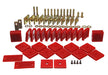 Energy Suspension 8.4104R Body Mount Set; Red; Performance Polyurethane; - Truck Part Superstore