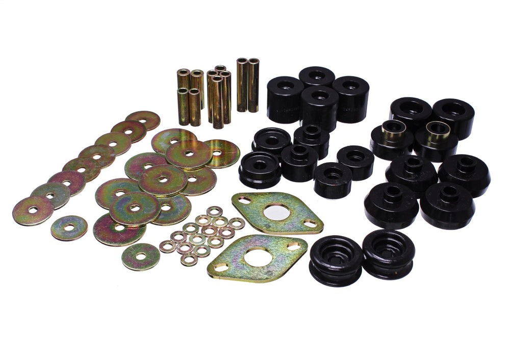 Energy Suspension 8.4111G Body Mount Set; Black; - Truck Part Superstore