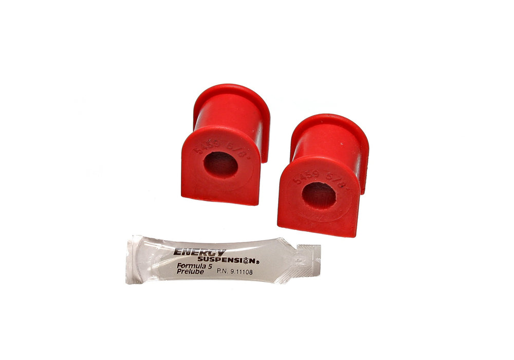 Energy Suspension 8.5120R Sway Bar Bushing Set; Red; Rear; Bar Dia. 16mm; Performance Polyurethane; - Truck Part Superstore