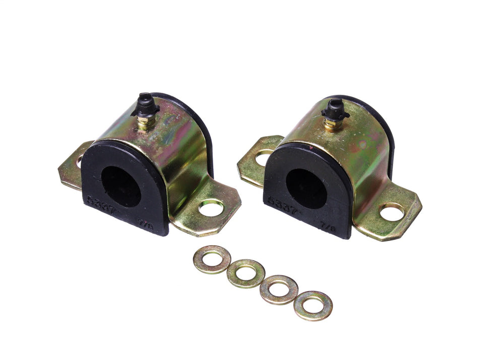 Energy Suspension 8.5122G Sway Bar Bushing Set; Black; Rear; Bar Dia. 22mm; Performance Polyurethane; - Truck Part Superstore