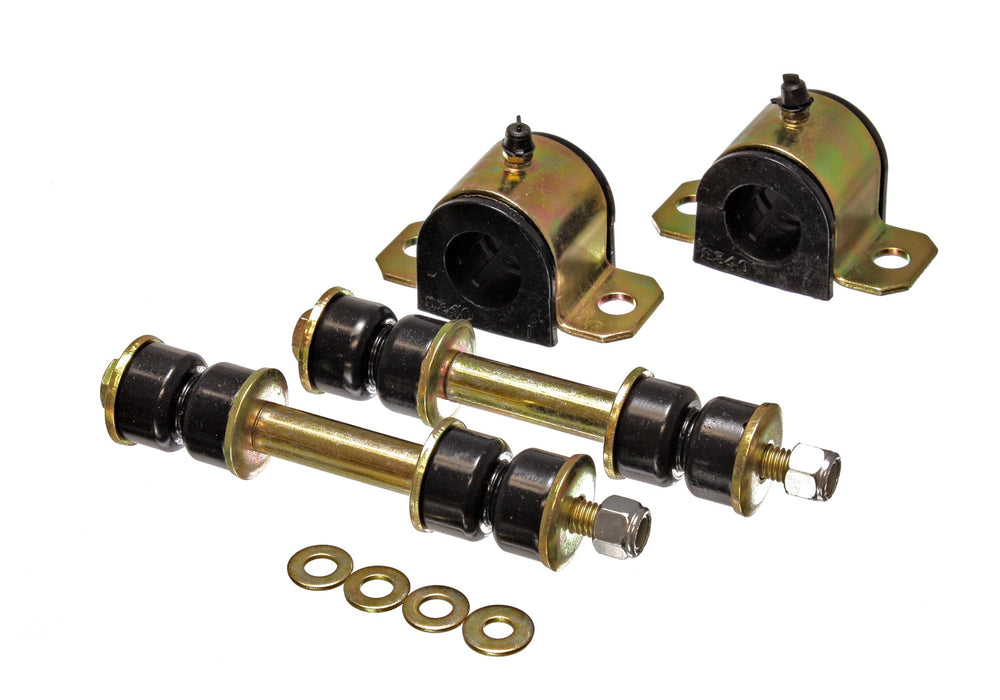 Energy Suspension 8.5122G Sway Bar Bushing Set; Black; Rear; Bar Dia. 22mm; Performance Polyurethane; - Truck Part Superstore