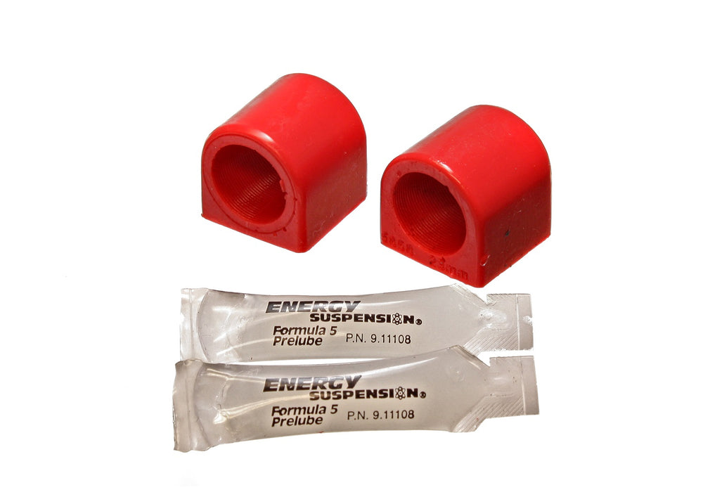 Energy Suspension 8.5134R Sway Bar Bushing Set; Red; Rear; Bar Dia. 23mm; Performance Polyurethane; - Truck Part Superstore