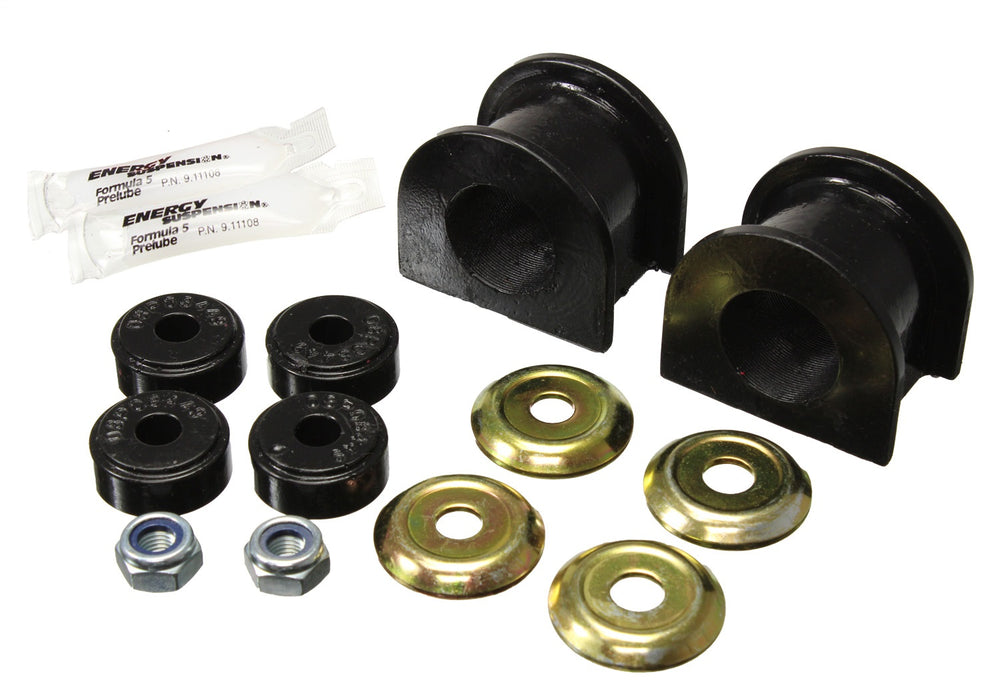 Energy Suspension 8.5153G Sway Bar Bushing Set; Front; 30 mm.; Black; - Truck Part Superstore