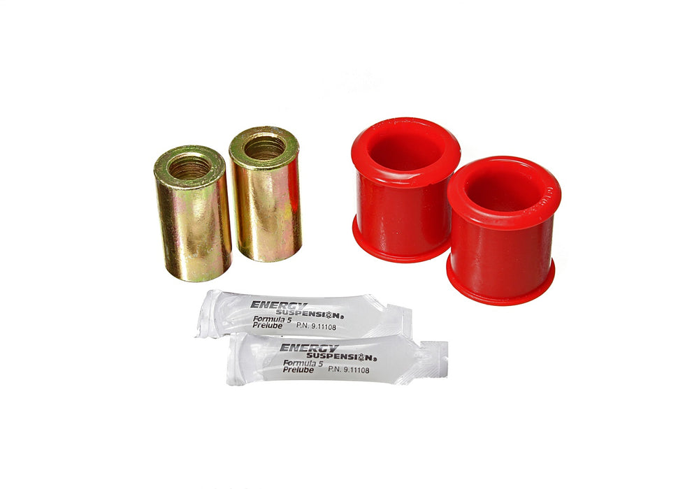 Energy Suspension 8.7107R Track Bar Bushing Set; Red; Rear; - Truck Part Superstore