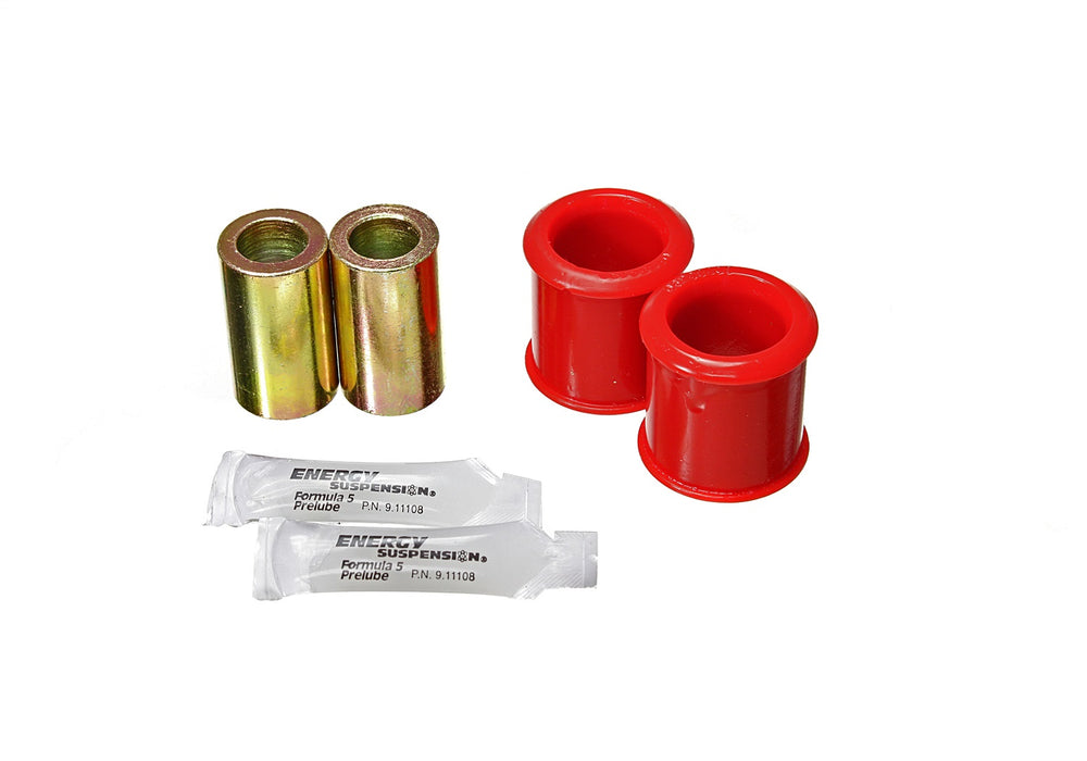 Energy Suspension 8.7108R Track Bar Bushing Set; Red; Front; - Truck Part Superstore