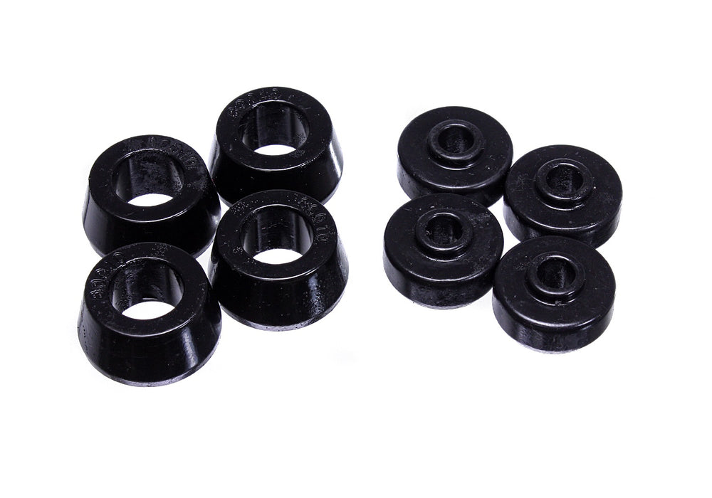Energy Suspension 8.8102G Shock Bushing Set; Black; Rear; - Truck Part Superstore