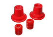 Energy Suspension 8.9105R Coil Spring Bump Stop Isolator Set; Rear; Red; - Truck Part Superstore