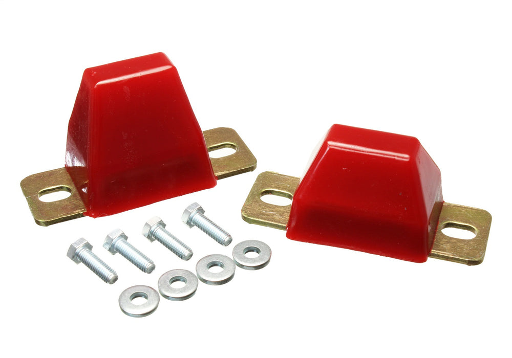 Energy Suspension 8.9106R Bump Stop Set; Red; Front; - Truck Part Superstore