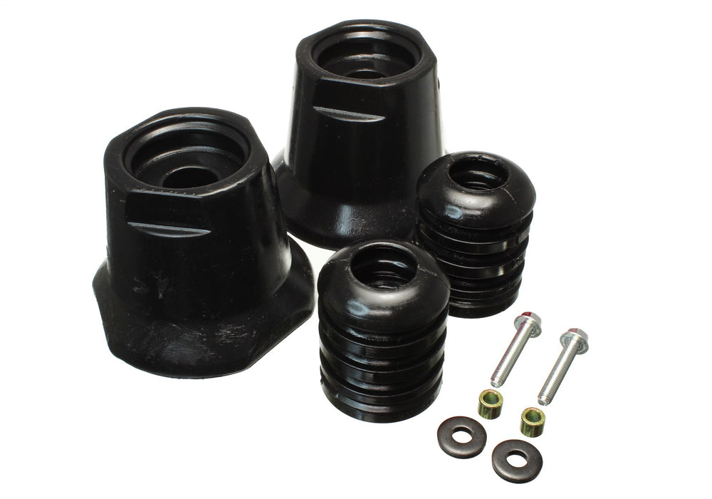 Energy Suspension 8.9109G Bump Stop Set; Black; Rear; Inner Coil Spring; - Truck Part Superstore