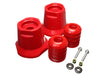 Energy Suspension 8.9109R Bump Stop Set; Red; Rear; Inner Coil Spring; - Truck Part Superstore