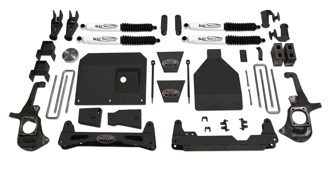 Tuff Country 16090KN 6 Inch Lift Kit 11-19 Silverado/Sierra 3500 / 3500HD w/ SX8000 Shocks includes Dually Models Tuff Country - Truck Part Superstore
