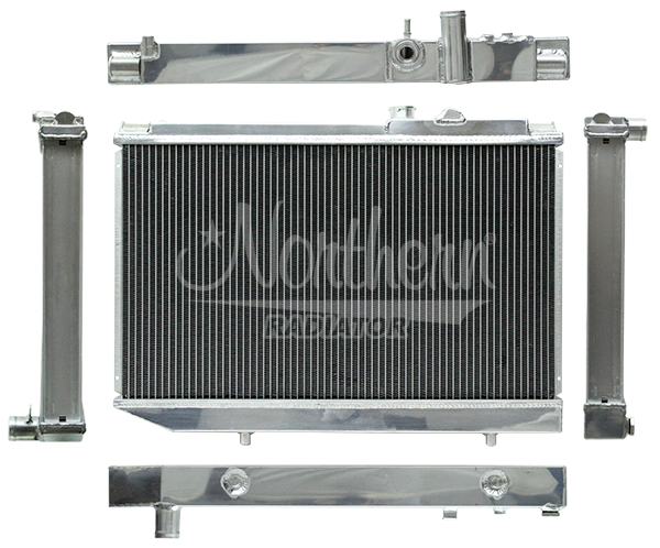 Northern Radiator 205243 Sport Compact Radiator - 18 1/4 x 26 1/4 x 2 1/2 - Truck Part Superstore