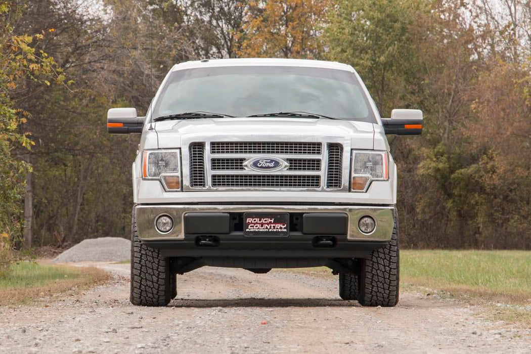 Rough Country 568RED 2 Inch Leveling Billet Strut Extensions 09-13 F-150 Red Rough Country - Truck Part Superstore