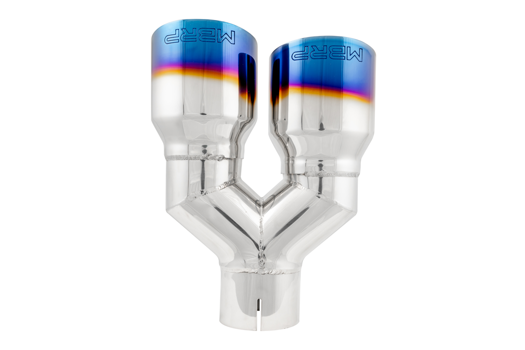 MBRP Exhaust T5171BE 2.5" Inlet Burnt End Exhaust Tip. - Truck Part Superstore