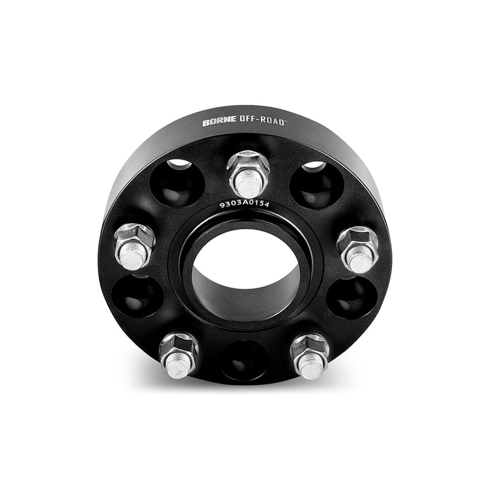 Mishimoto BNWS-003-450BK Wheel Spacers, 5X127, 71.6mm Center Bore, M14 X 1.5, 1.75-in Thick, Black - Truck Part Superstore