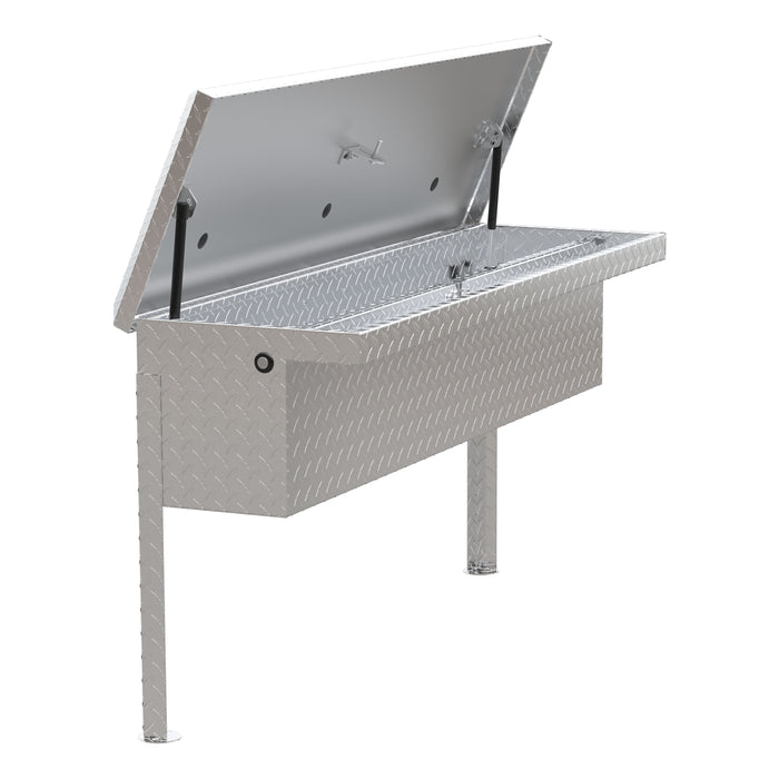 UWS TBSM-48-LP Bright Aluminum 48in. Truck Side Tool Box with Low Profile (LTL Shipping Only) - Truck Part Superstore
