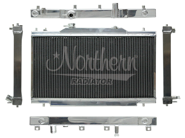 Northern Radiator 205236 Sport Compact Radiator - 17 1/2 x 27 5/8 x 2 1/8 - Truck Part Superstore